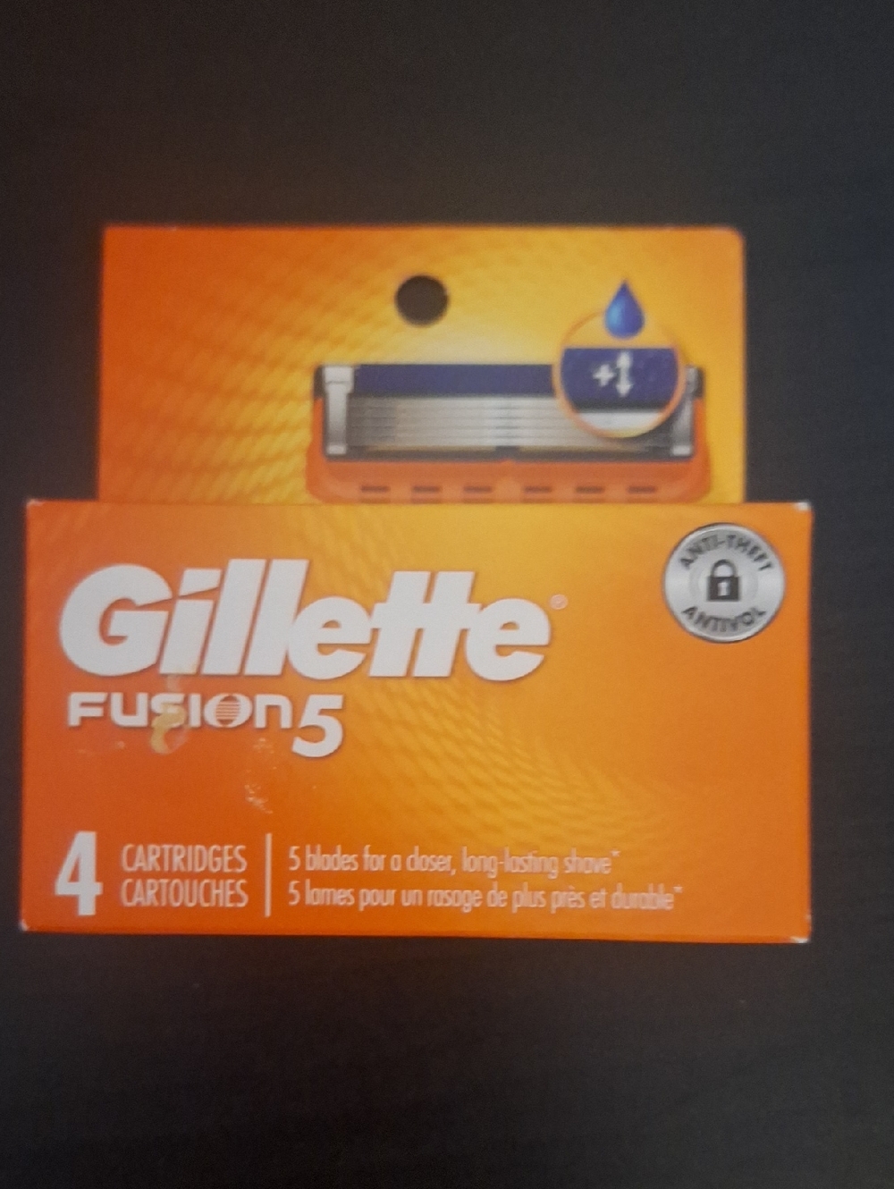 Gillette Fusion5 Razor Blade Cartridges - Orange